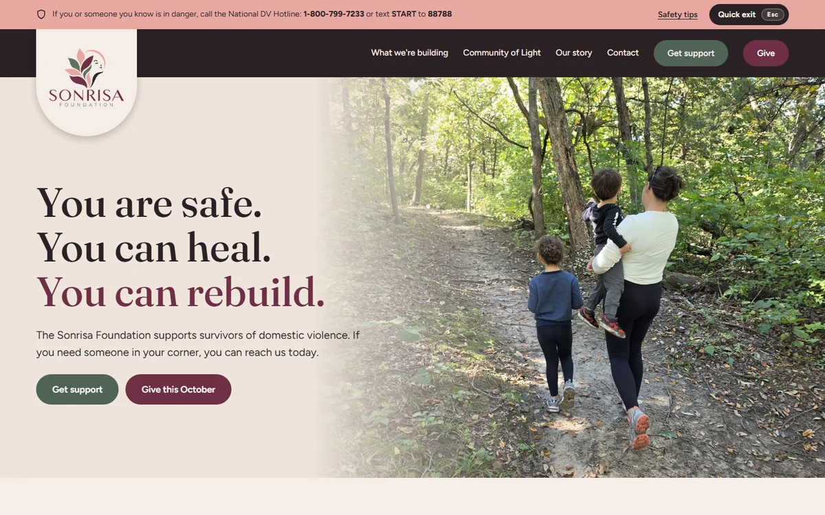 The Sonrisa Foundation home page